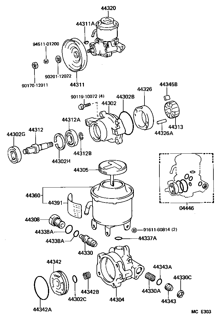 Vane Pump & Reservoir