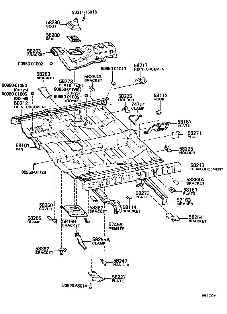 Floor Pan & Lower Back Panel