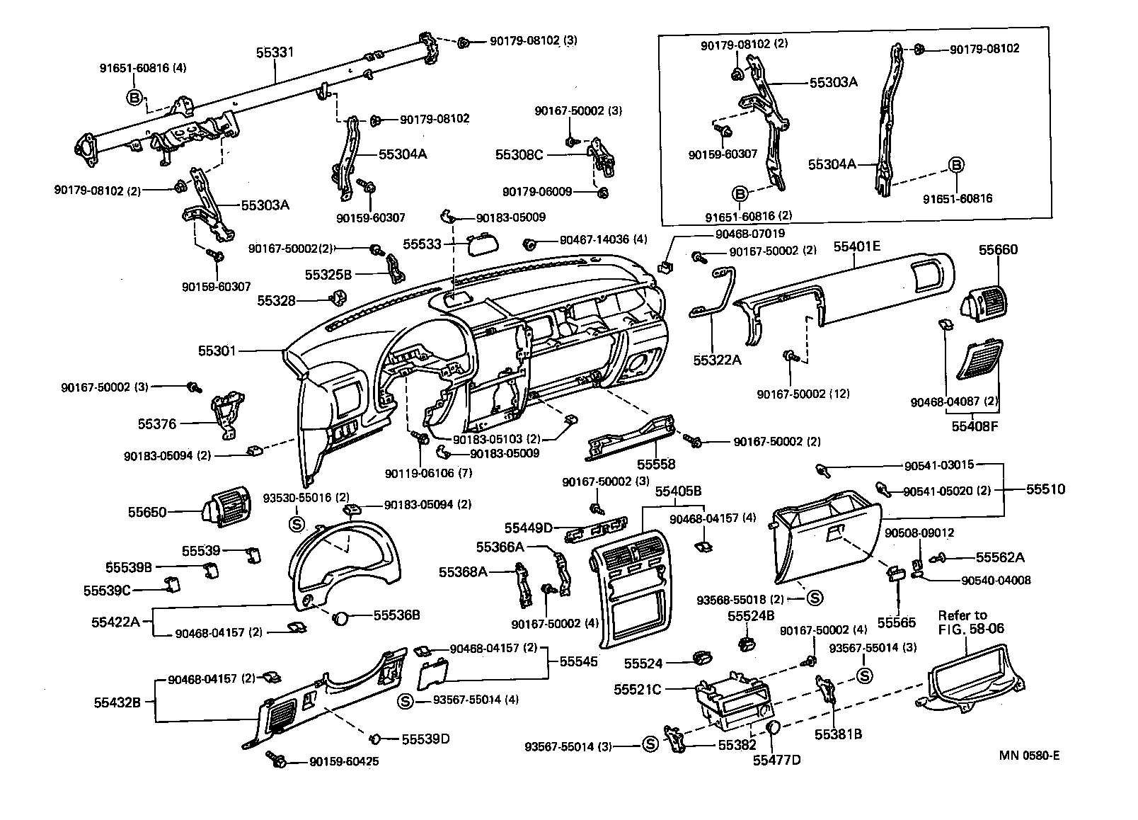 Instrument Panel Glove Compartment