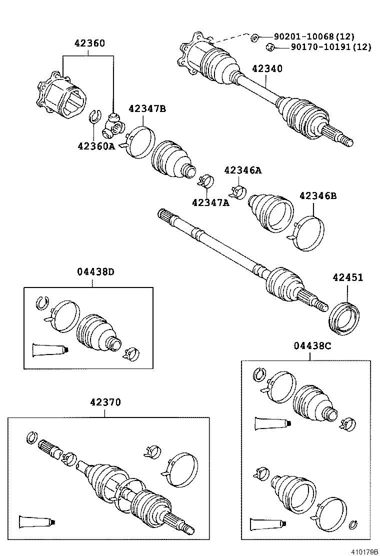 Rear Axle Shaft Hub