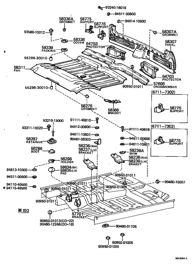 Floor Pan & Lower Back Panel