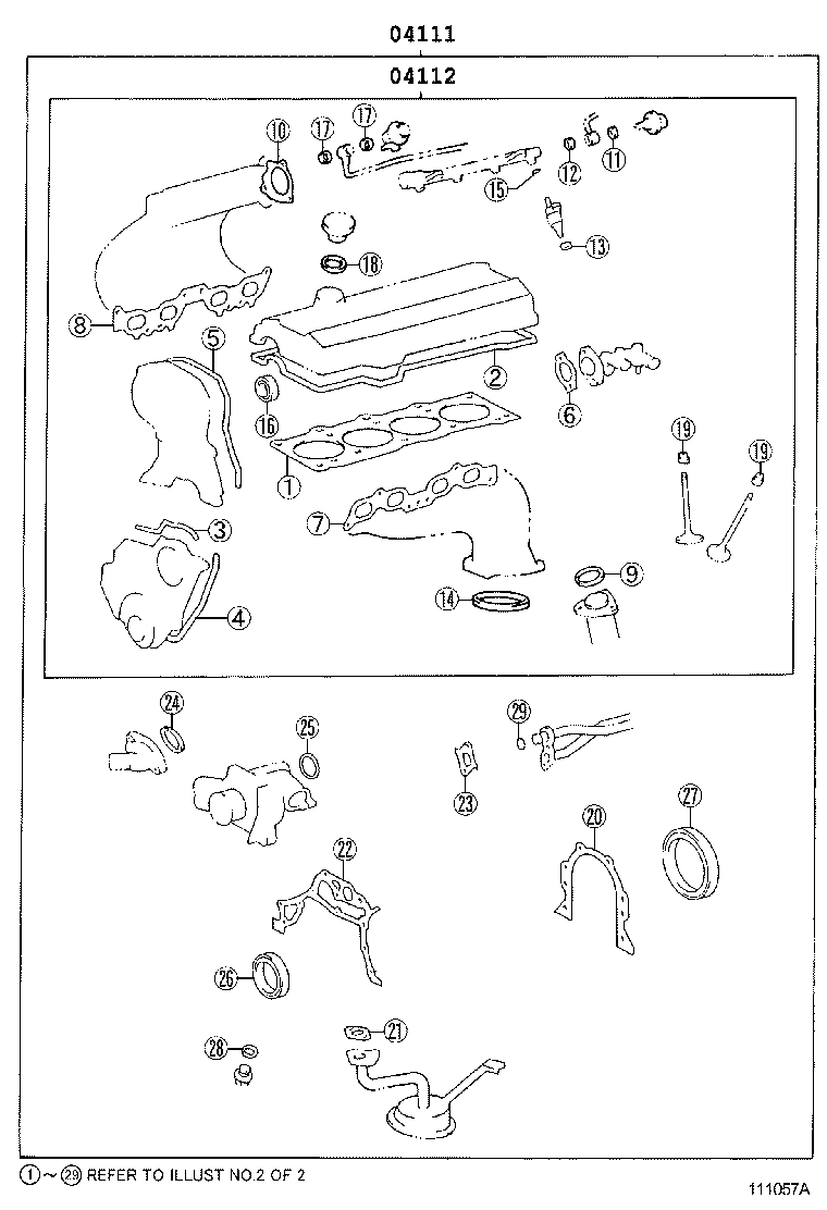 Engine Overhaul Gasket Kit