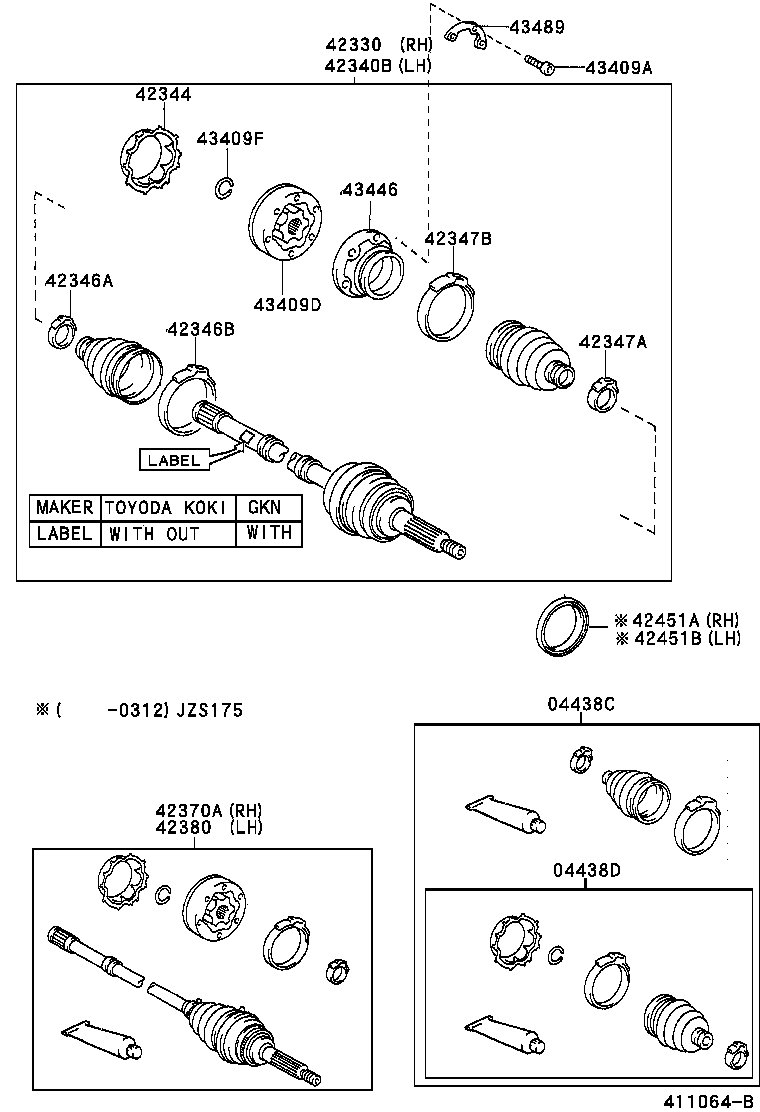 Rear Axle Shaft Hub