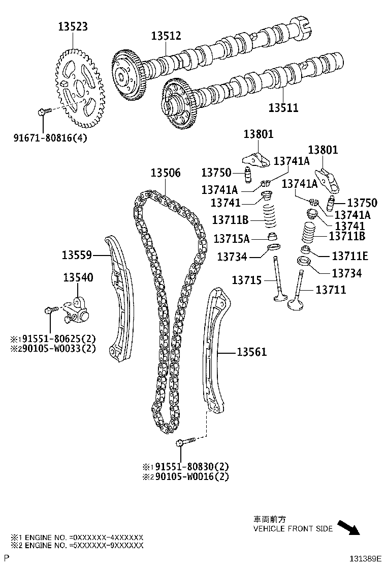 Camshaft & Valve