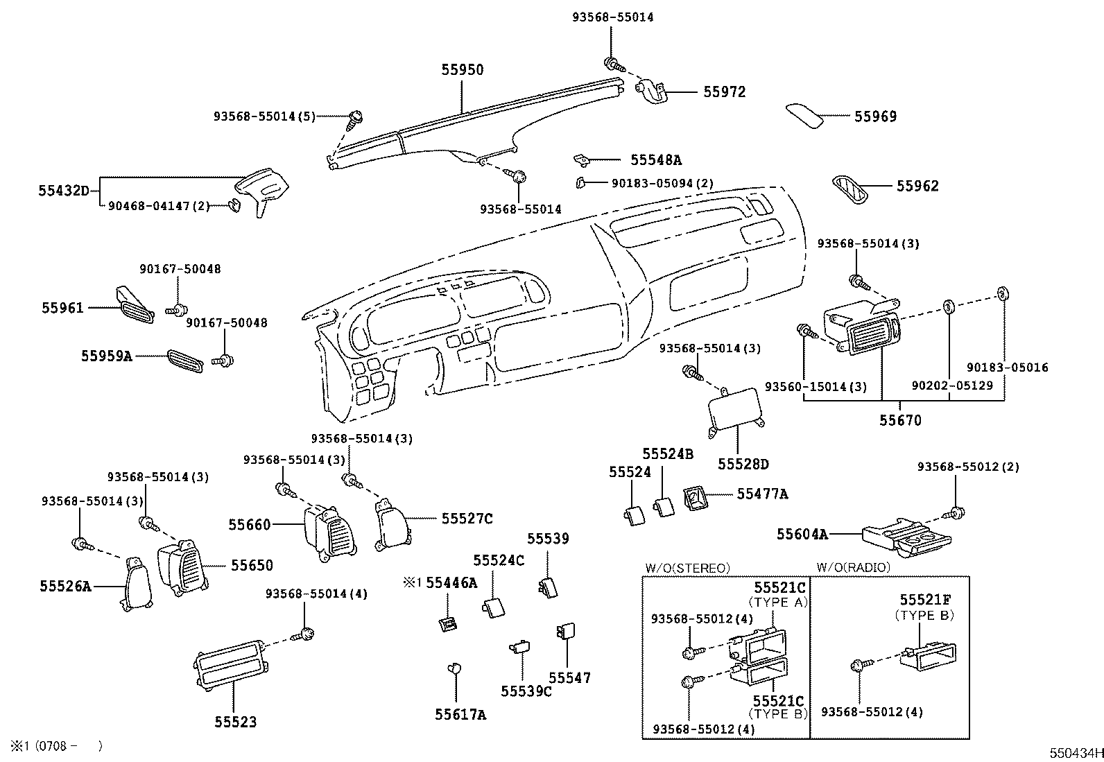 Instrument Panel Glove Compartment