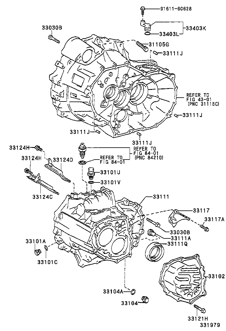 Clutch Housing + Transmission Case