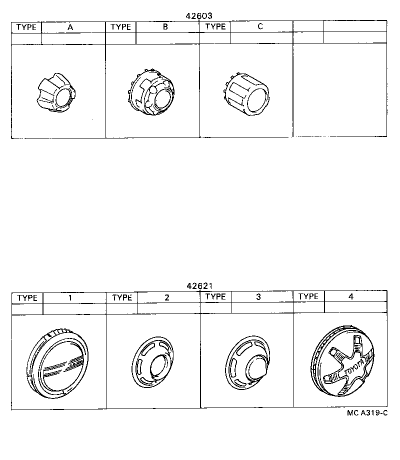 Tapa de rueda de disco