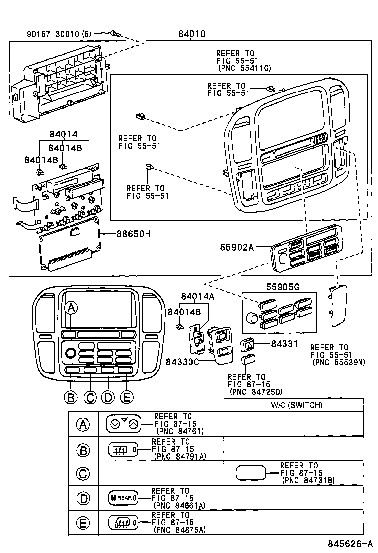 Interruptor y relé y computadora
