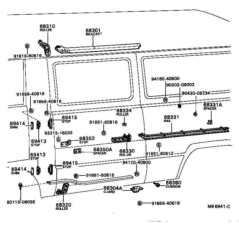Slide Roller & Rail