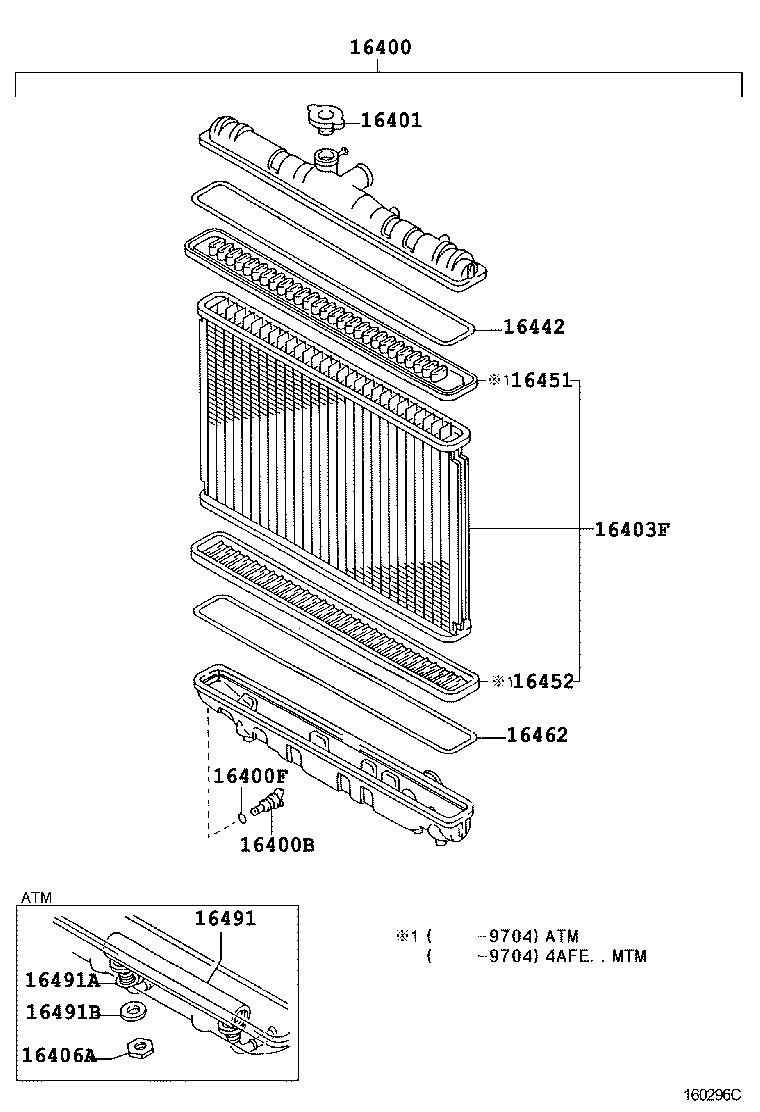 Radiator Water Outlet