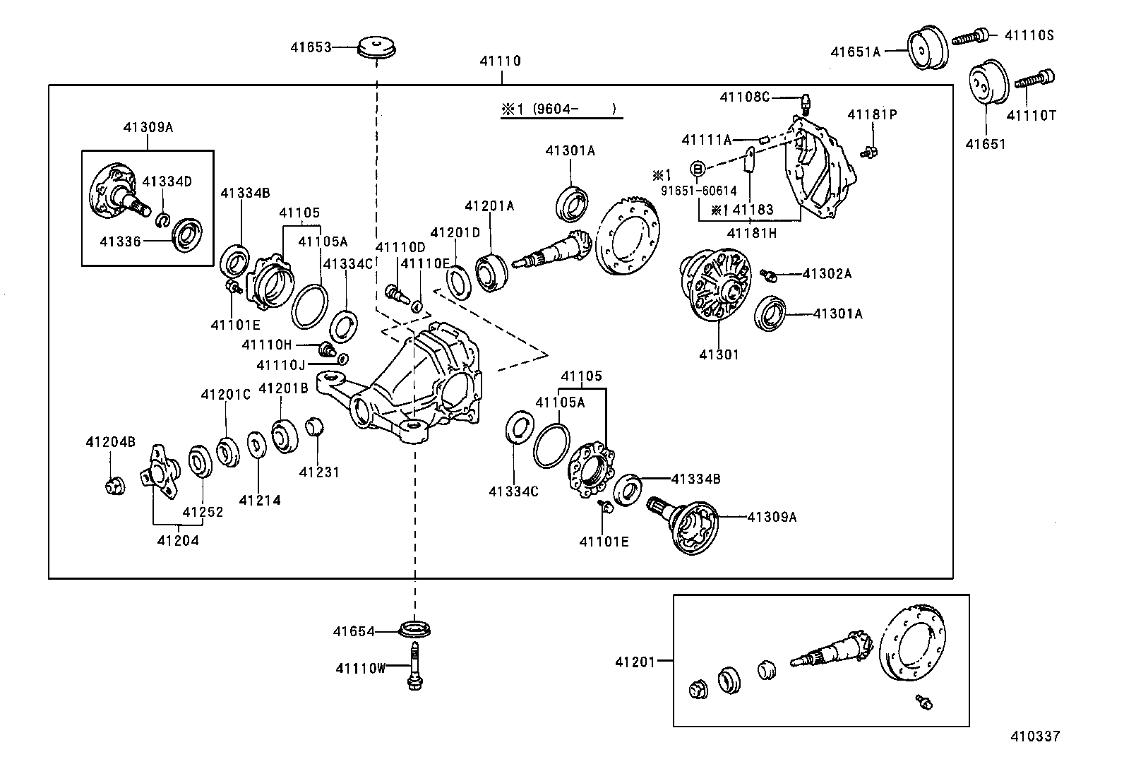 Rear Axle Housing Differential