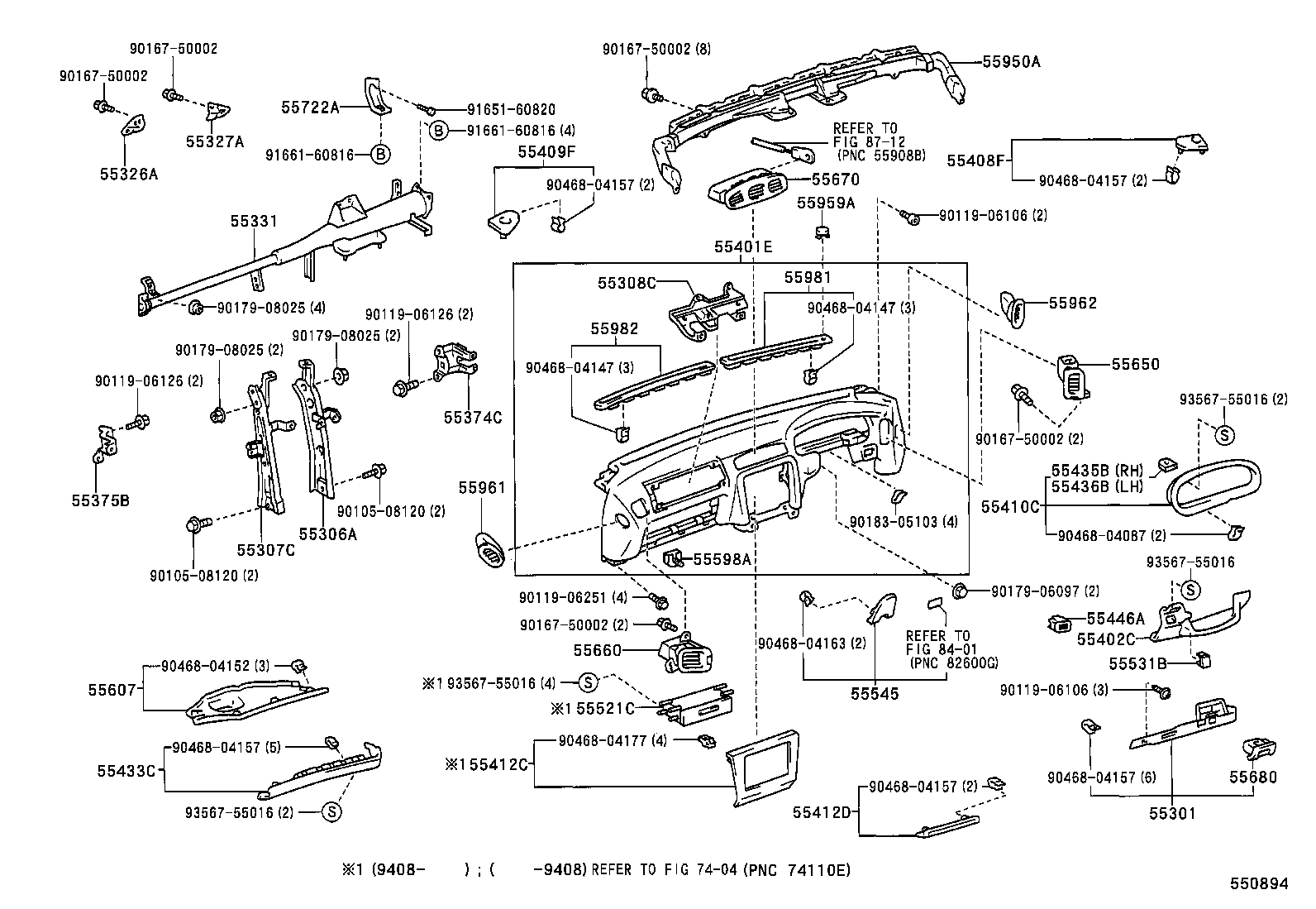 Instrument Panel Glove Compartment