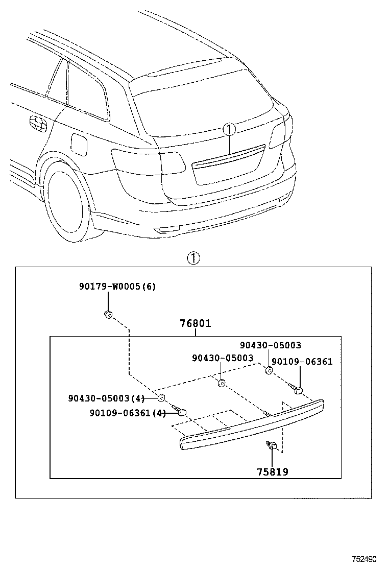 Rear Moulding