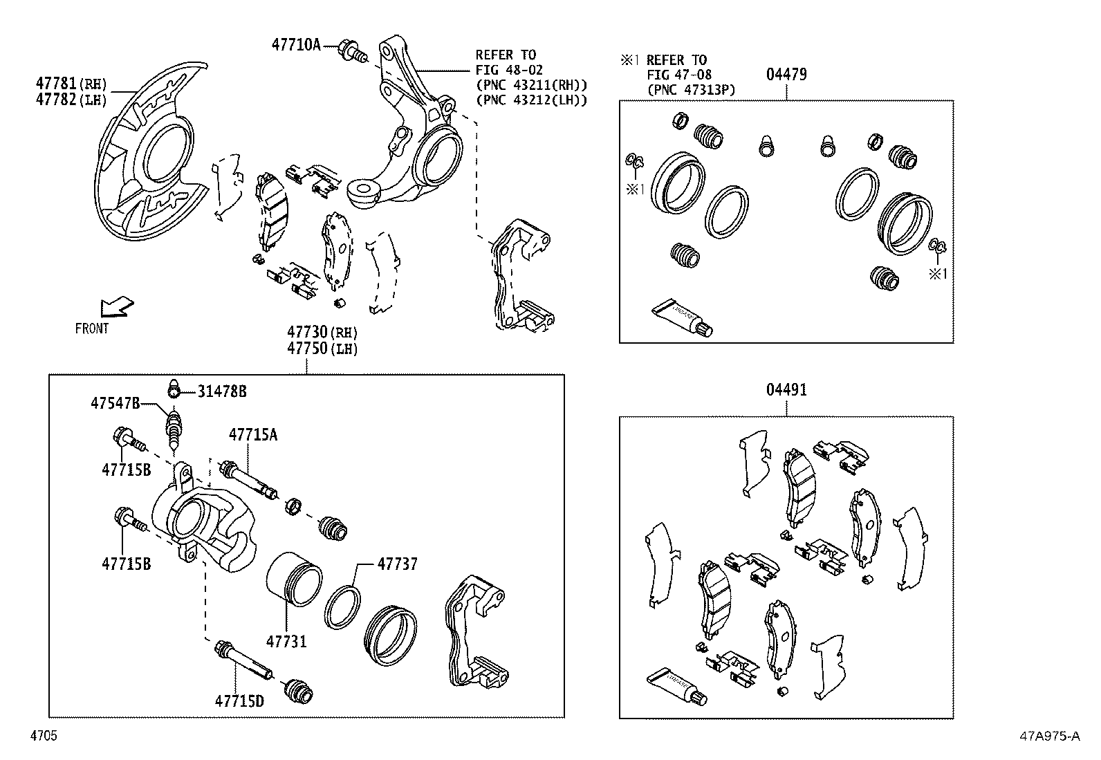 Front Disc Brake Caliper Dust Cover