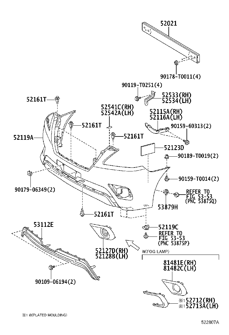 Front Bumper Bumper Stay