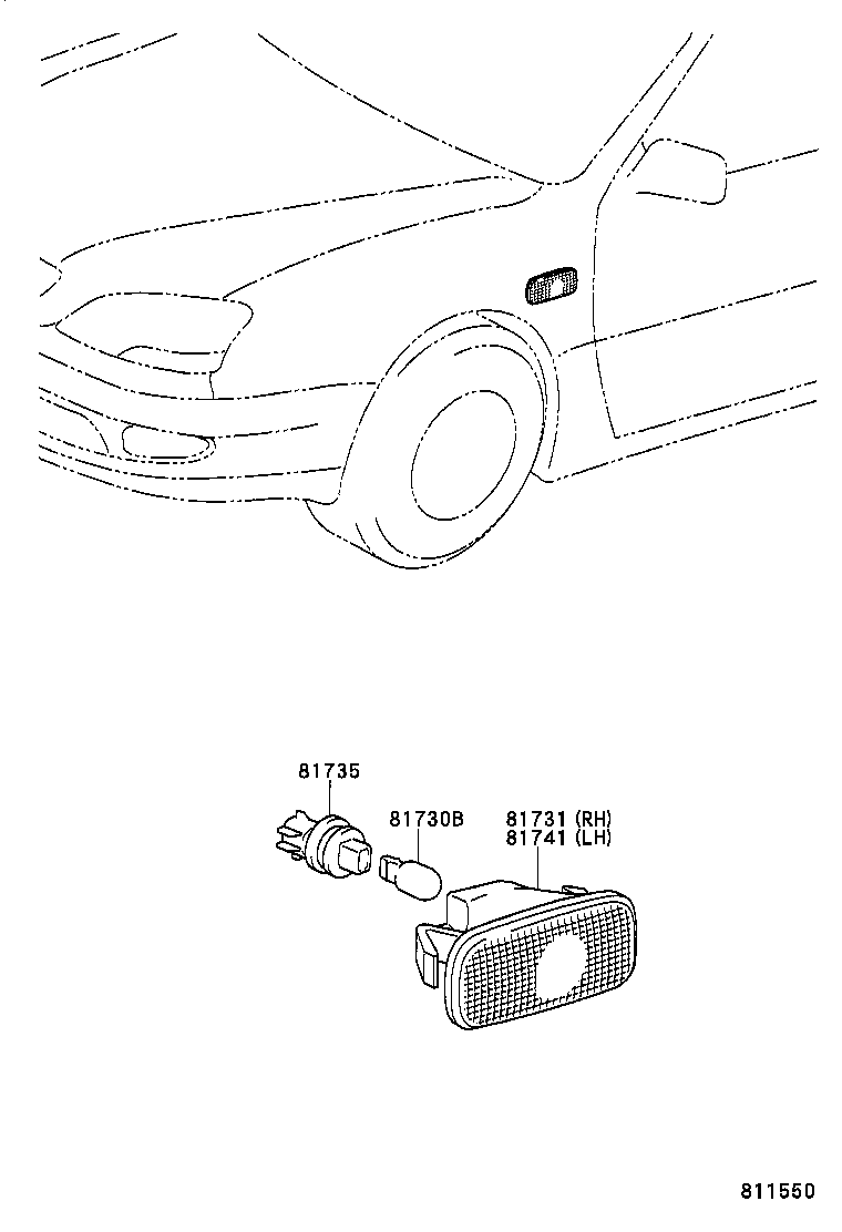 Turn Signal Lamp & Outer Mirror Lamp