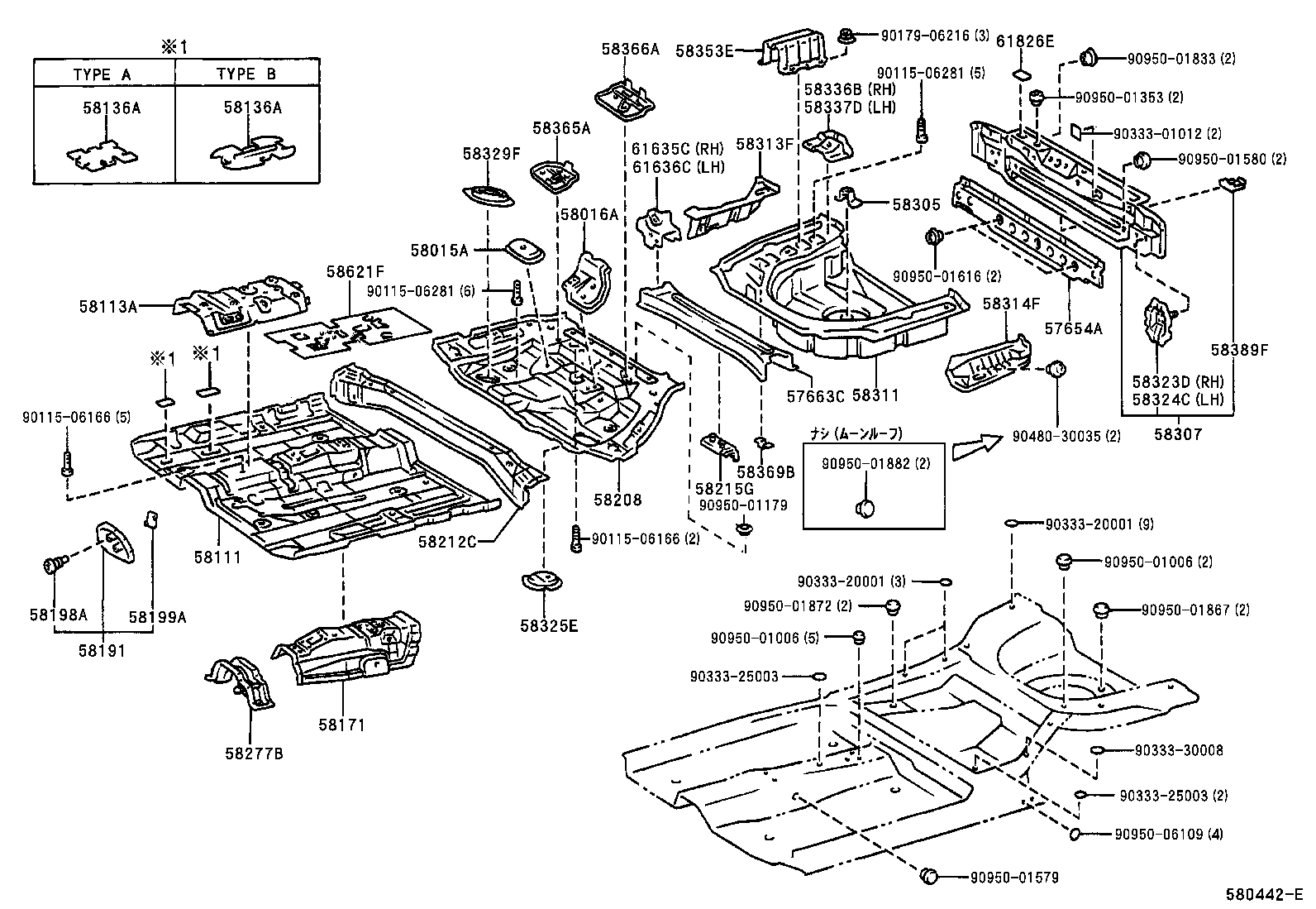 Floor Pan & Lower Back Panel