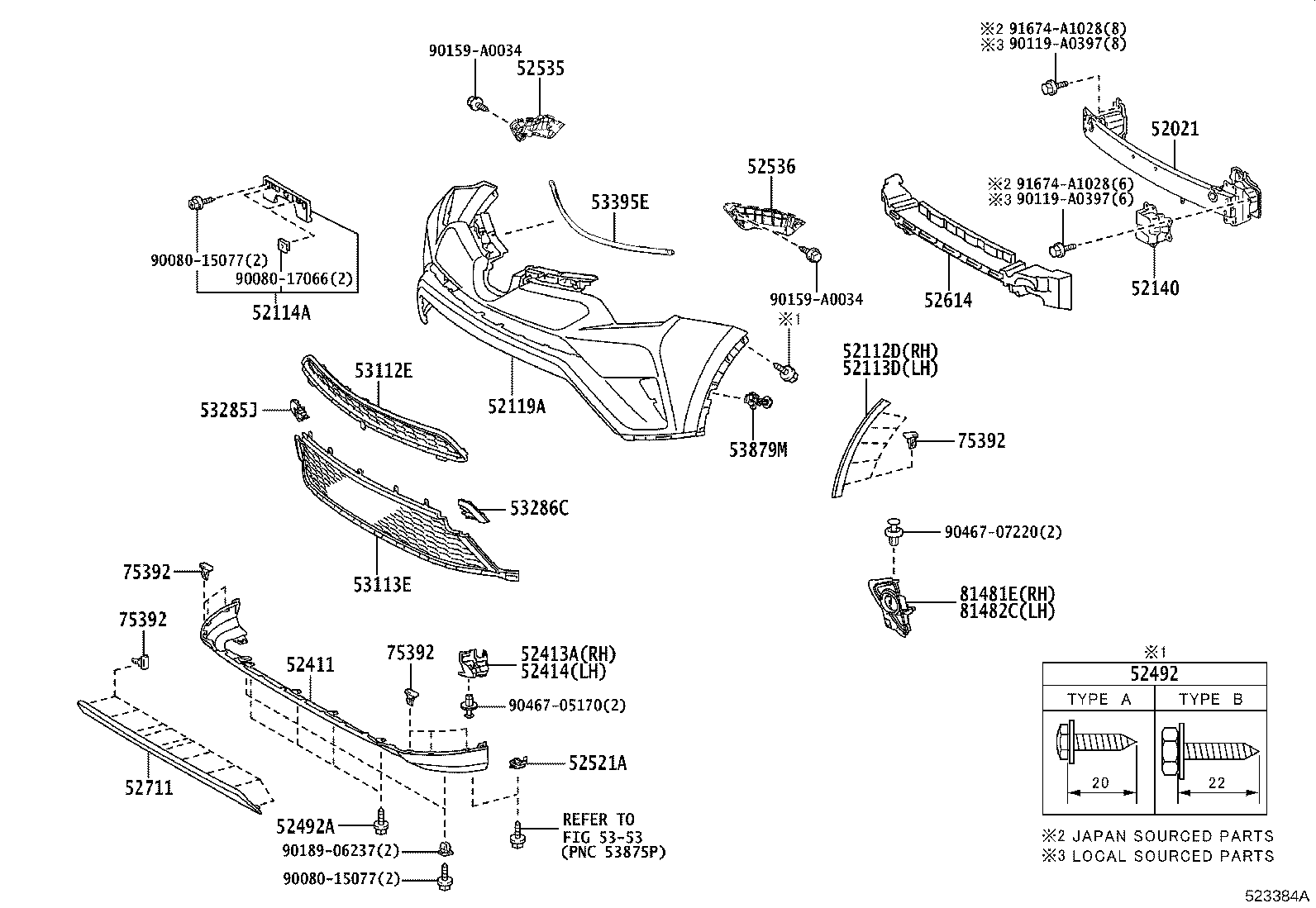 Front Bumper Bumper Stay