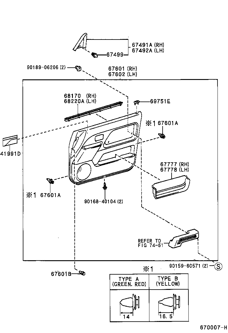 Front Door Panel & Glass