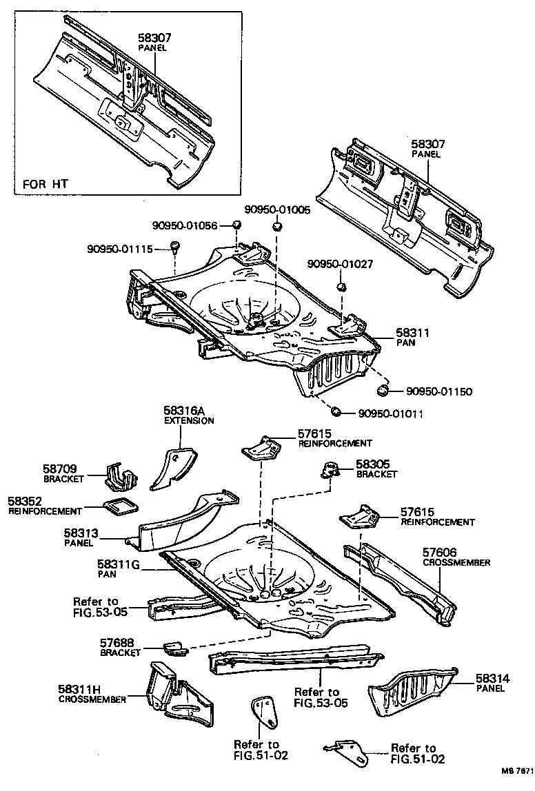 Floor Pan & Lower Back Panel