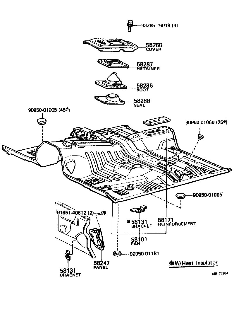 Floor Pan & Lower Back Panel