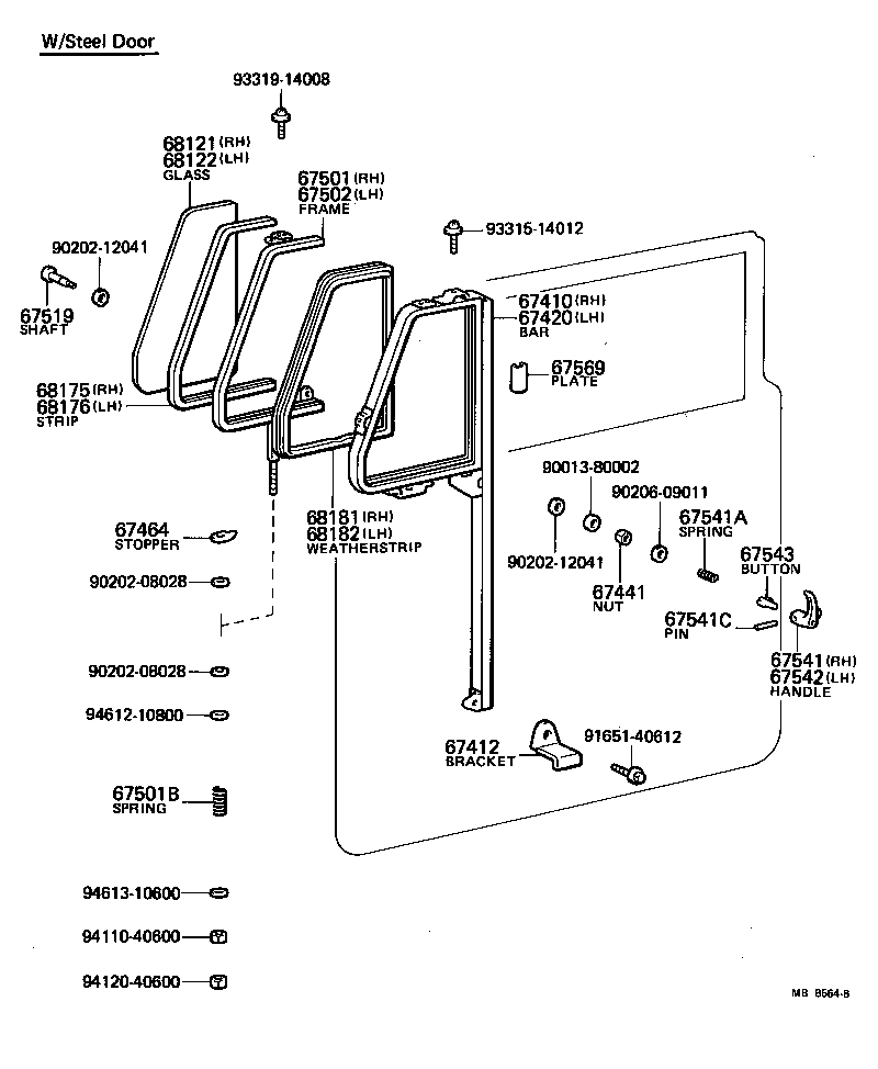 Front Door Ventilator Window