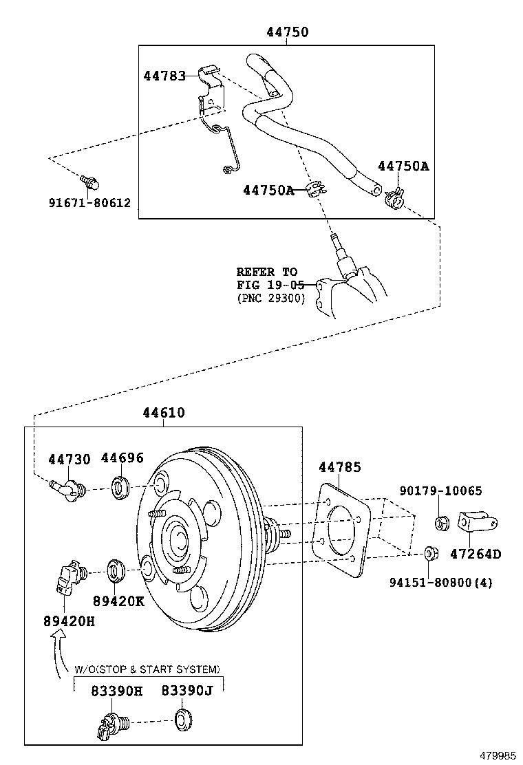 Brake Booster & Vacuum Tube