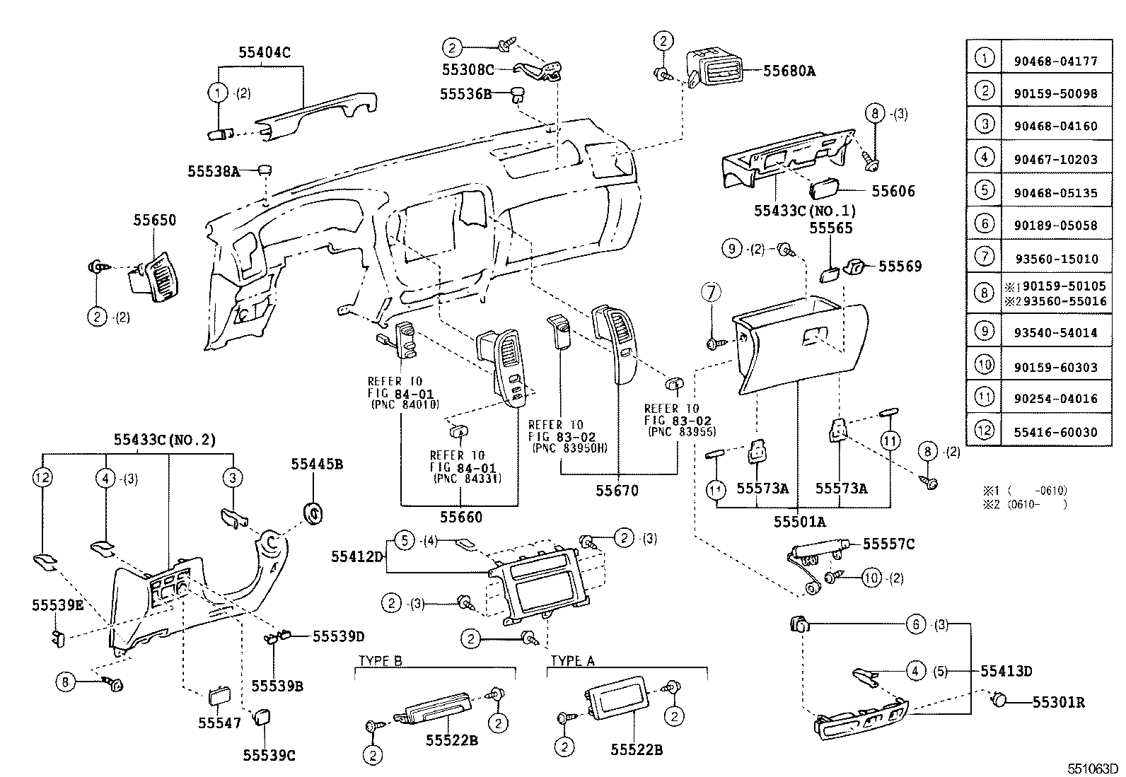 Instrument Panel Glove Compartment