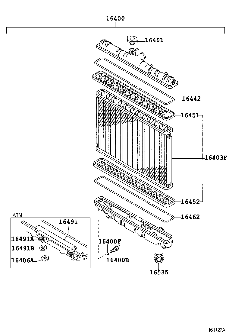 Radiator Water Outlet