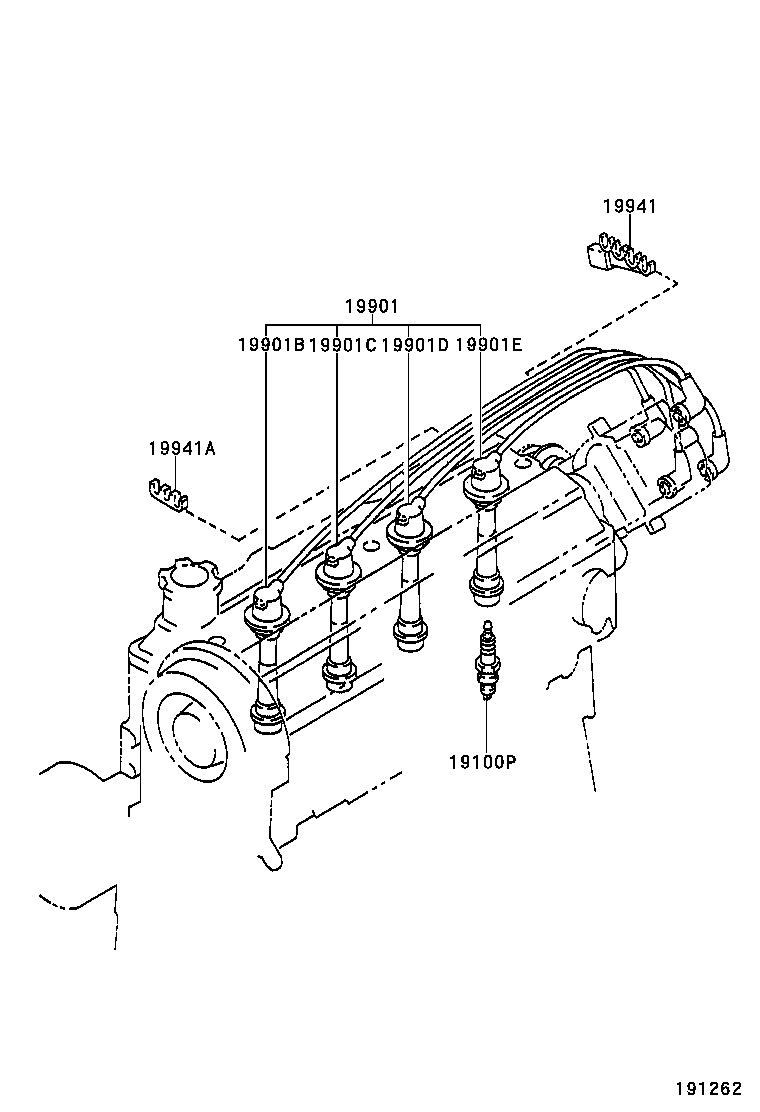 Ignition Coil Spark Plug Glow Plug