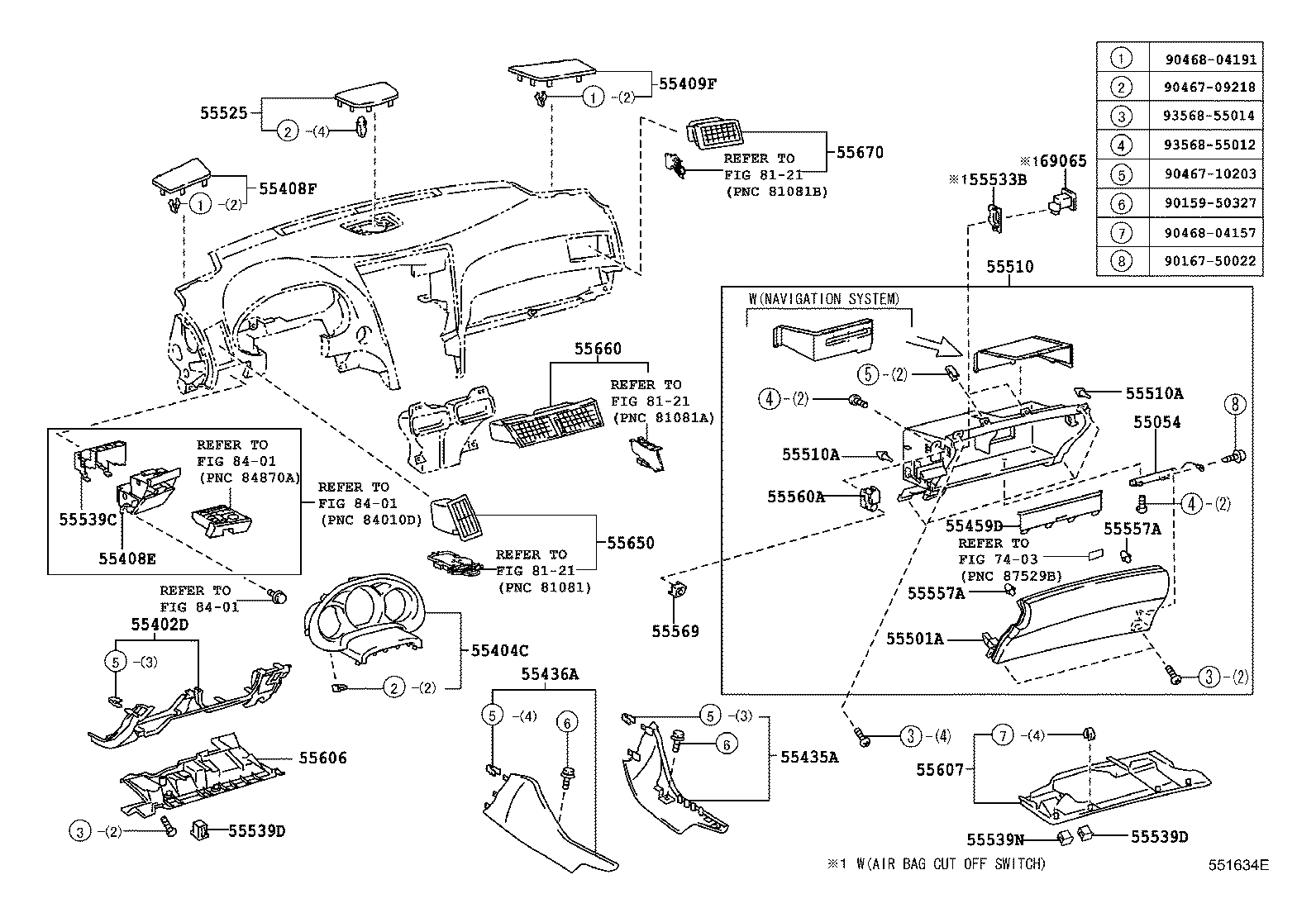 Instrument Panel Glove Compartment