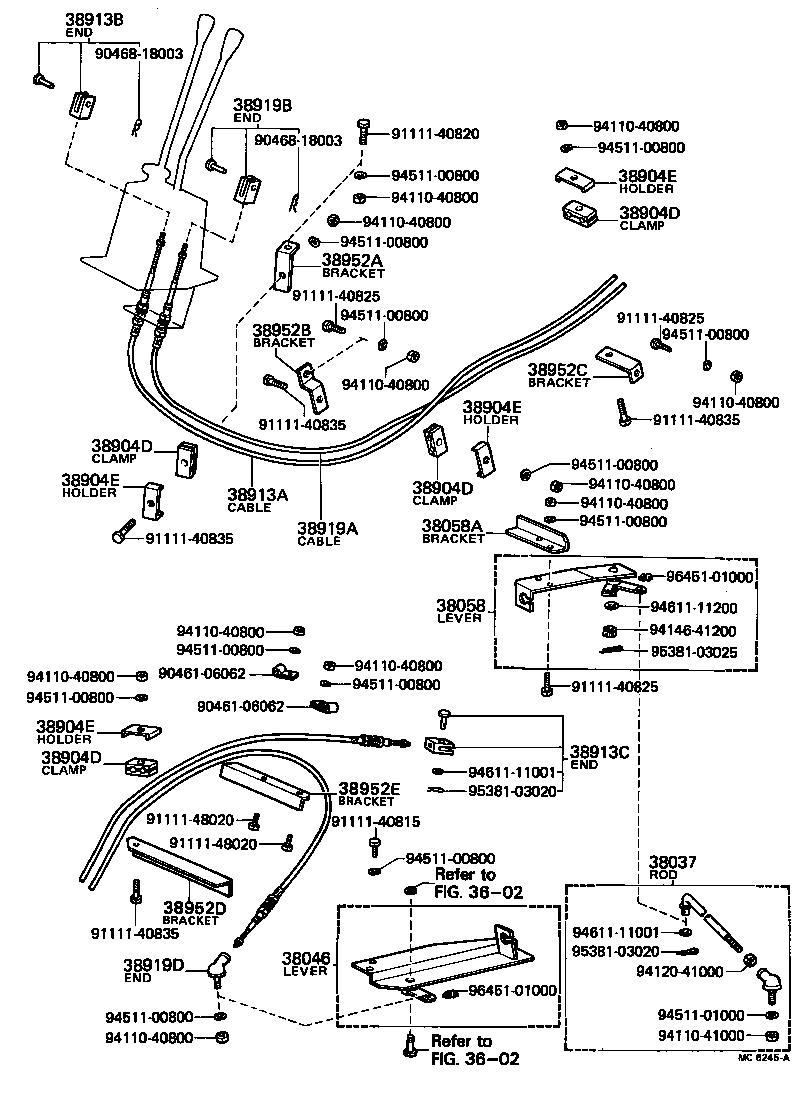 Power TakeOff Lever & Link