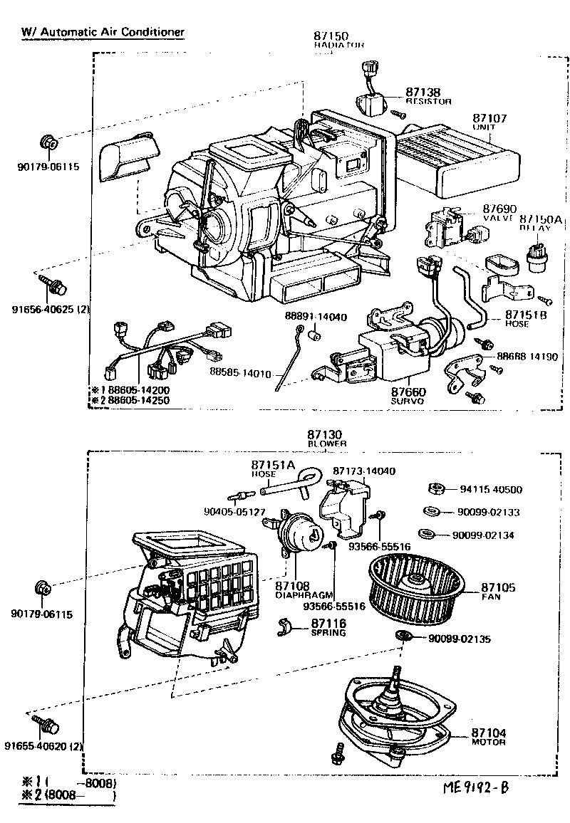 Heating Air Conditioning Heater Unit Blower