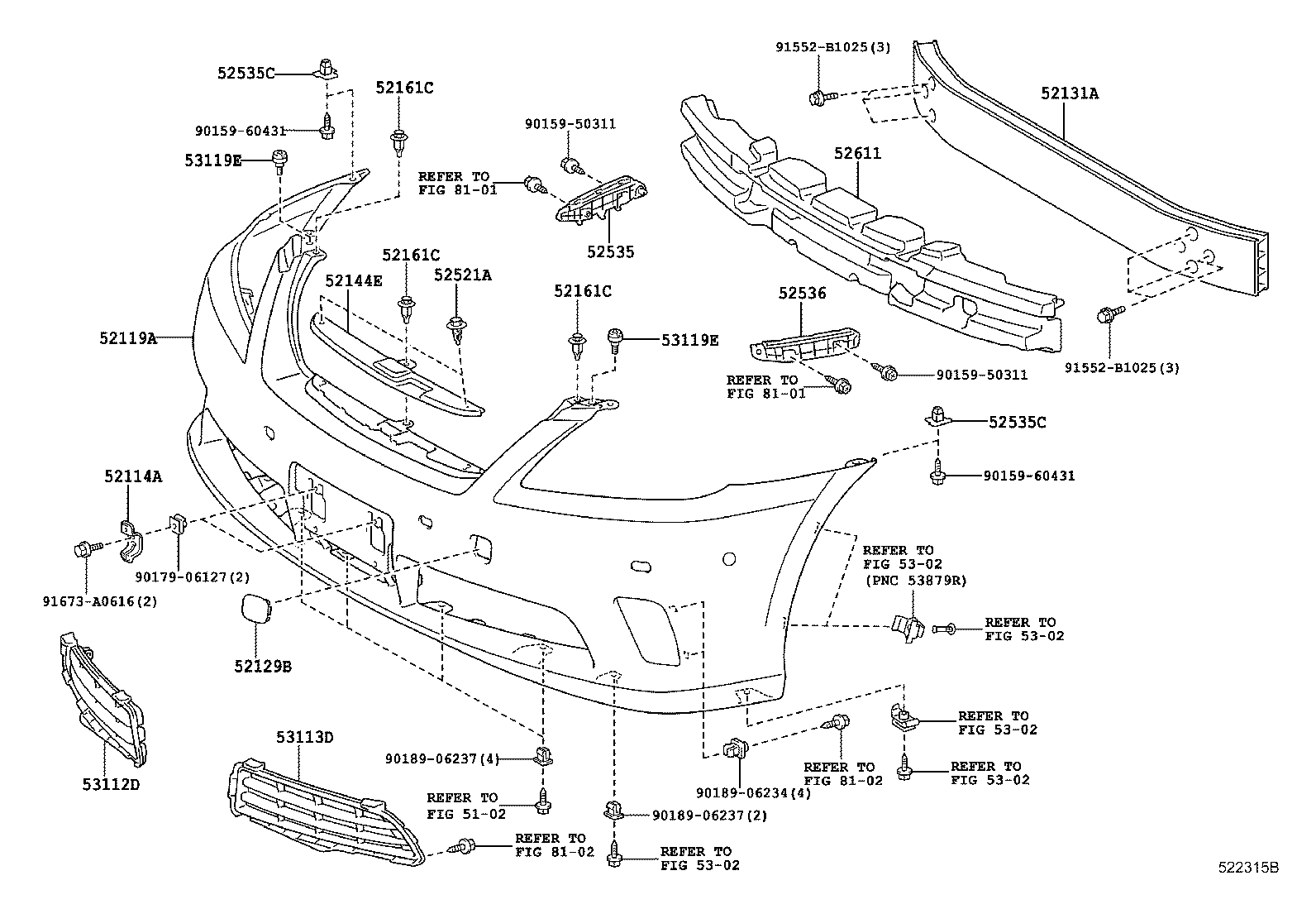 Front Bumper Bumper Stay