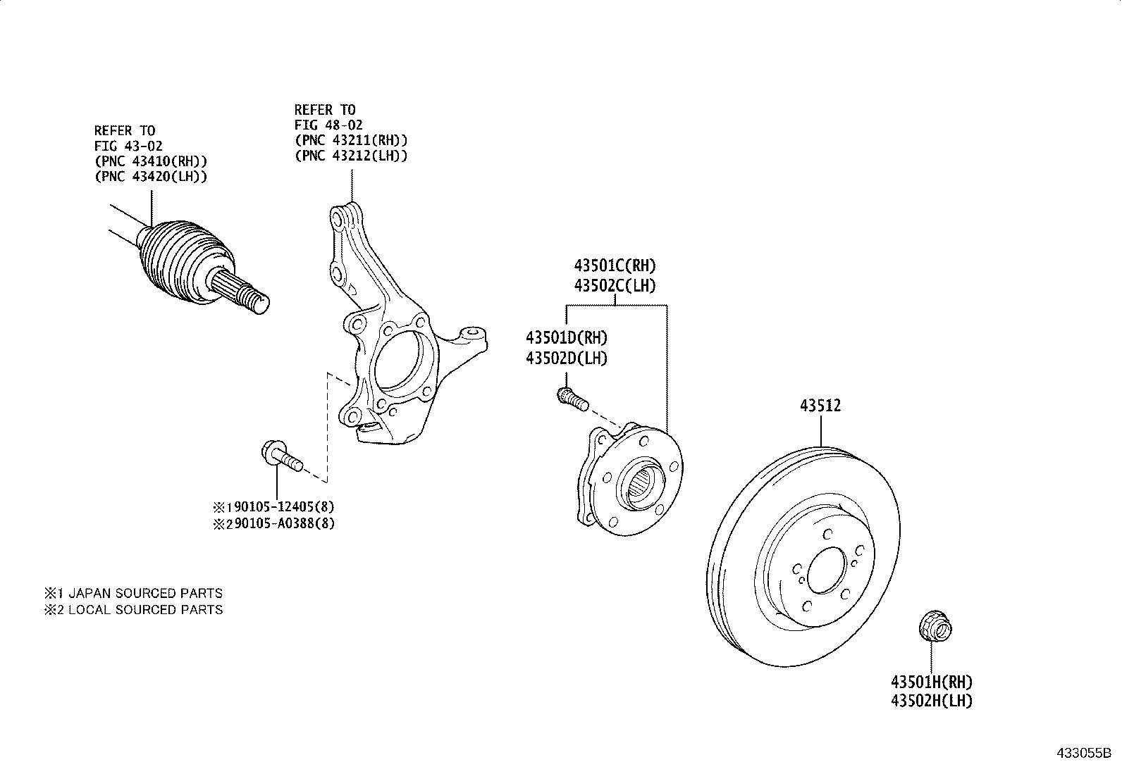 Front Axle Hub