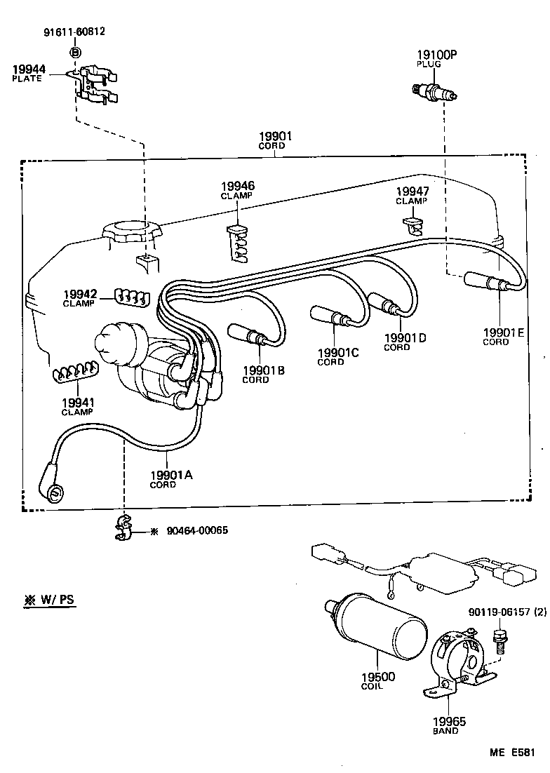 Ignition Coil Spark Plug Glow Plug