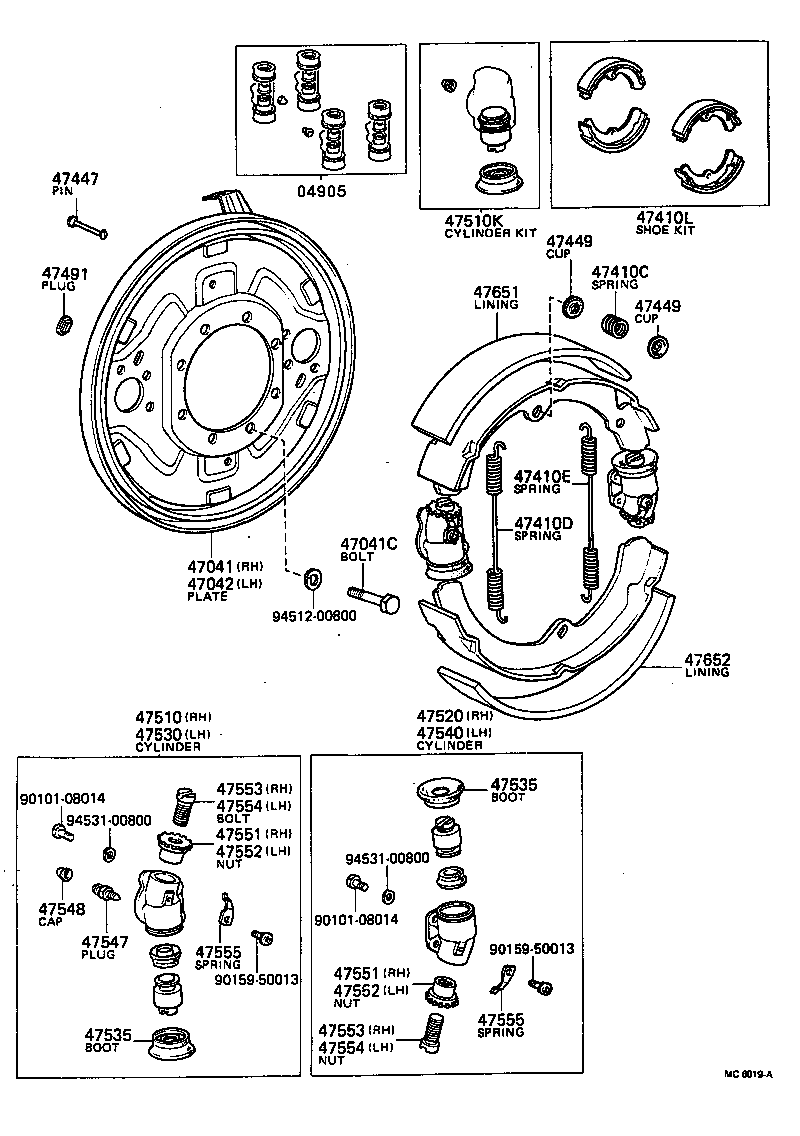 Front Drum Brake Wheel Cylinder