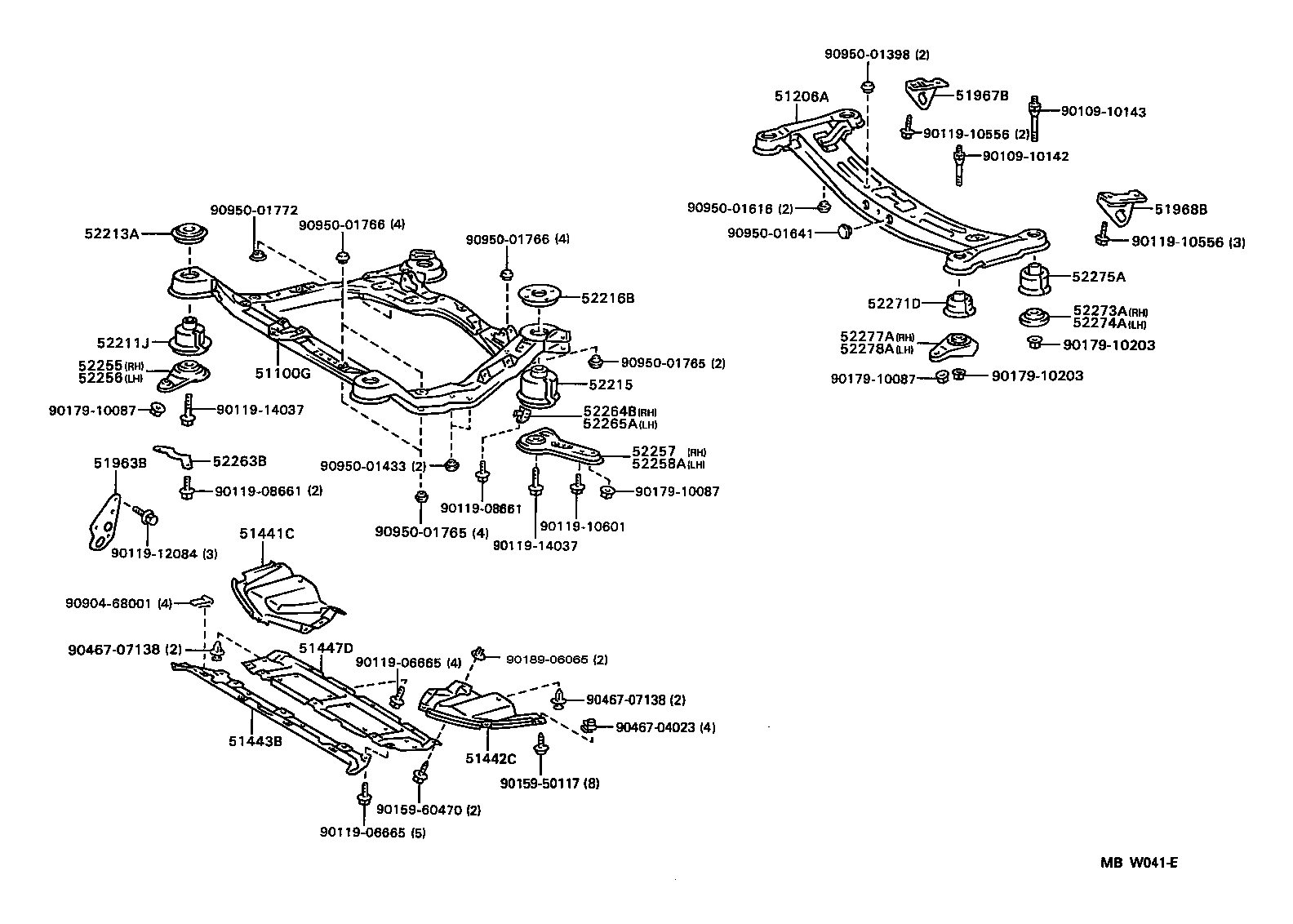 Suspension Crossmember & Under Cover