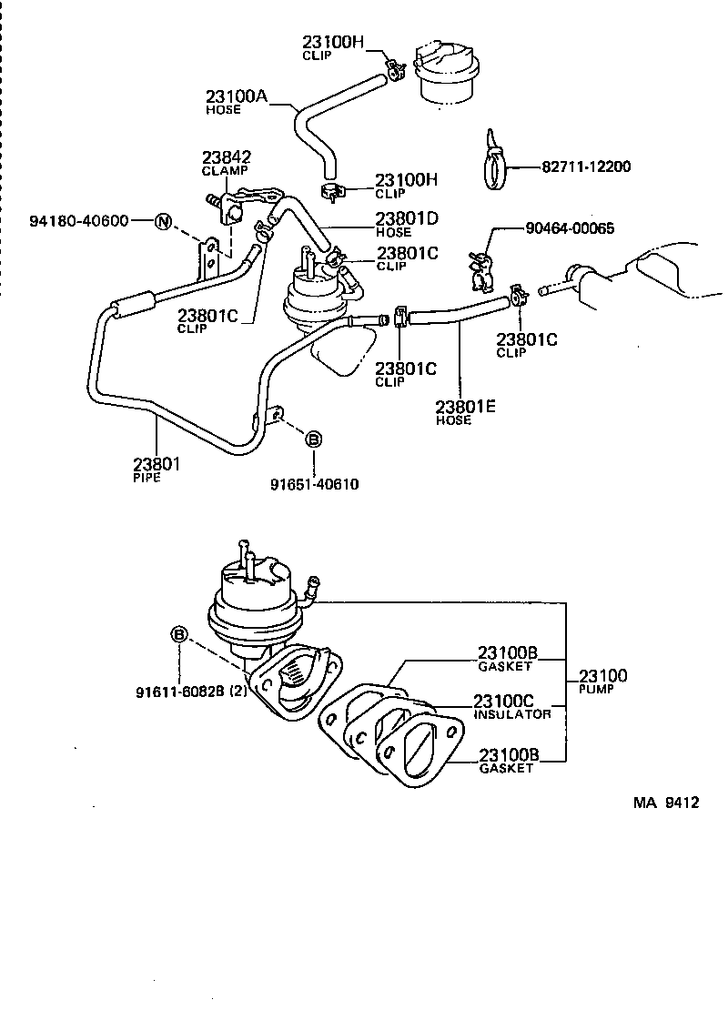 Fuel Pump & Pipe