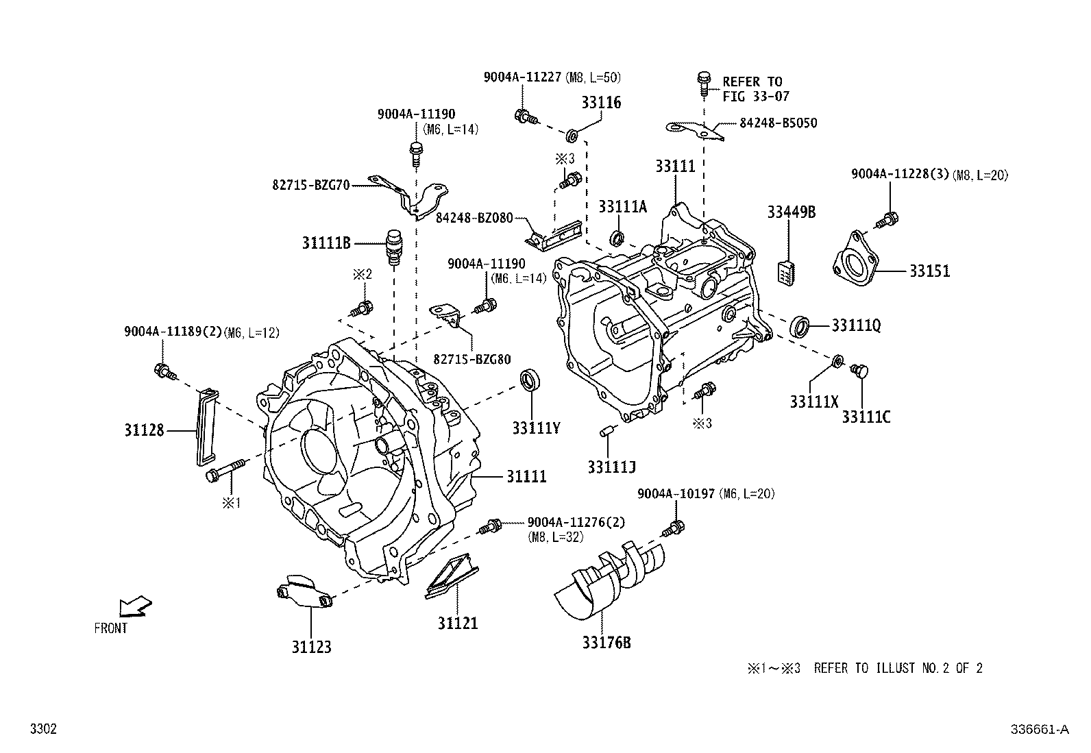 Clutch Housing + Transmission Case