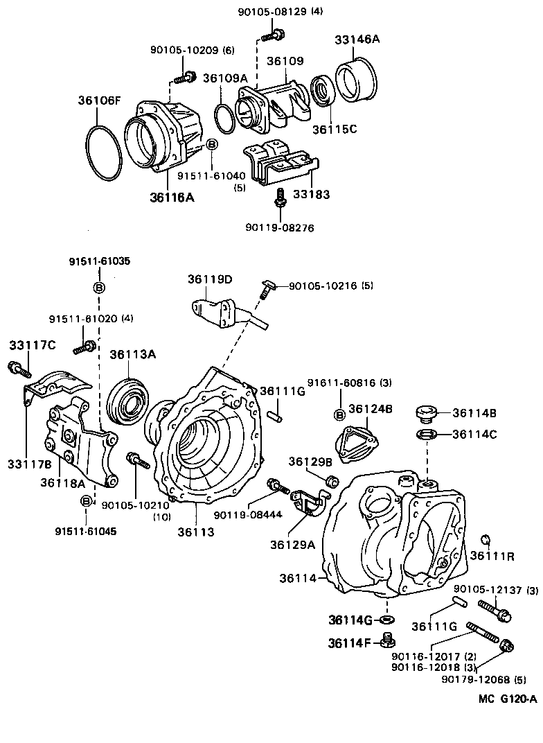 Transfer Case & Extension Housing