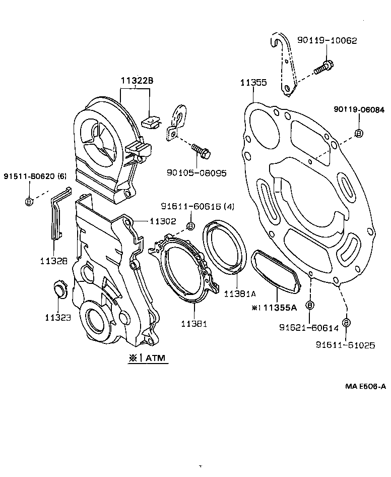 Timing Gear Cover & Rear End Plate