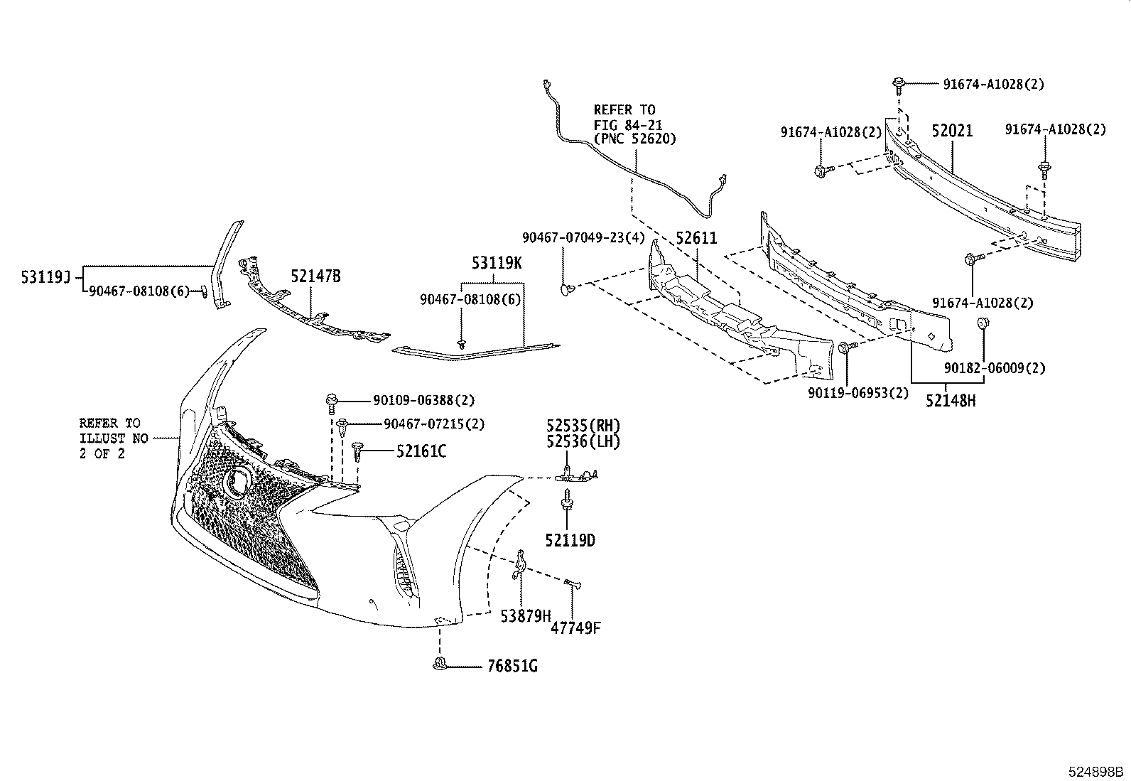 Front Bumper Bumper Stay
