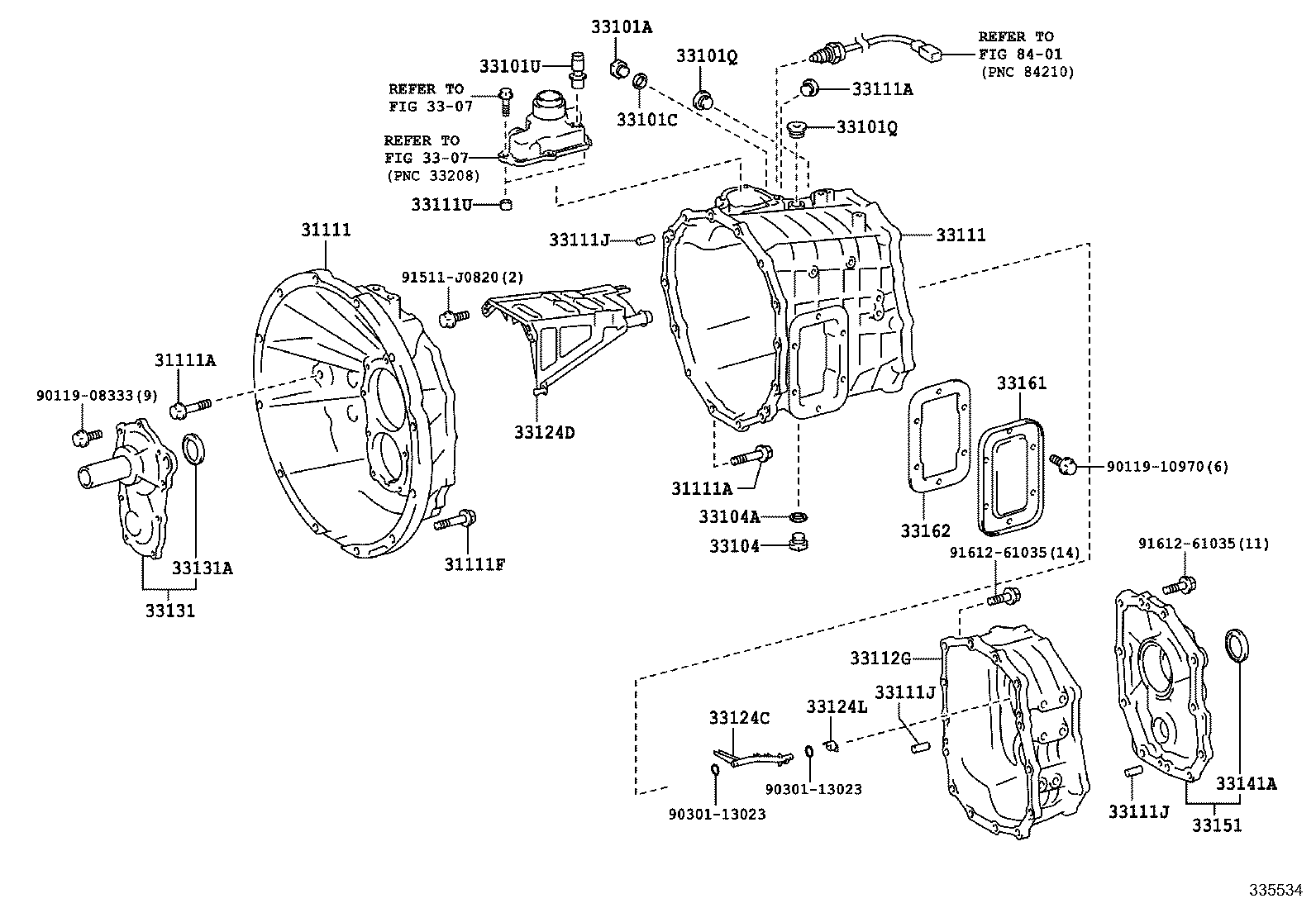 Clutch Housing + Transmission Case