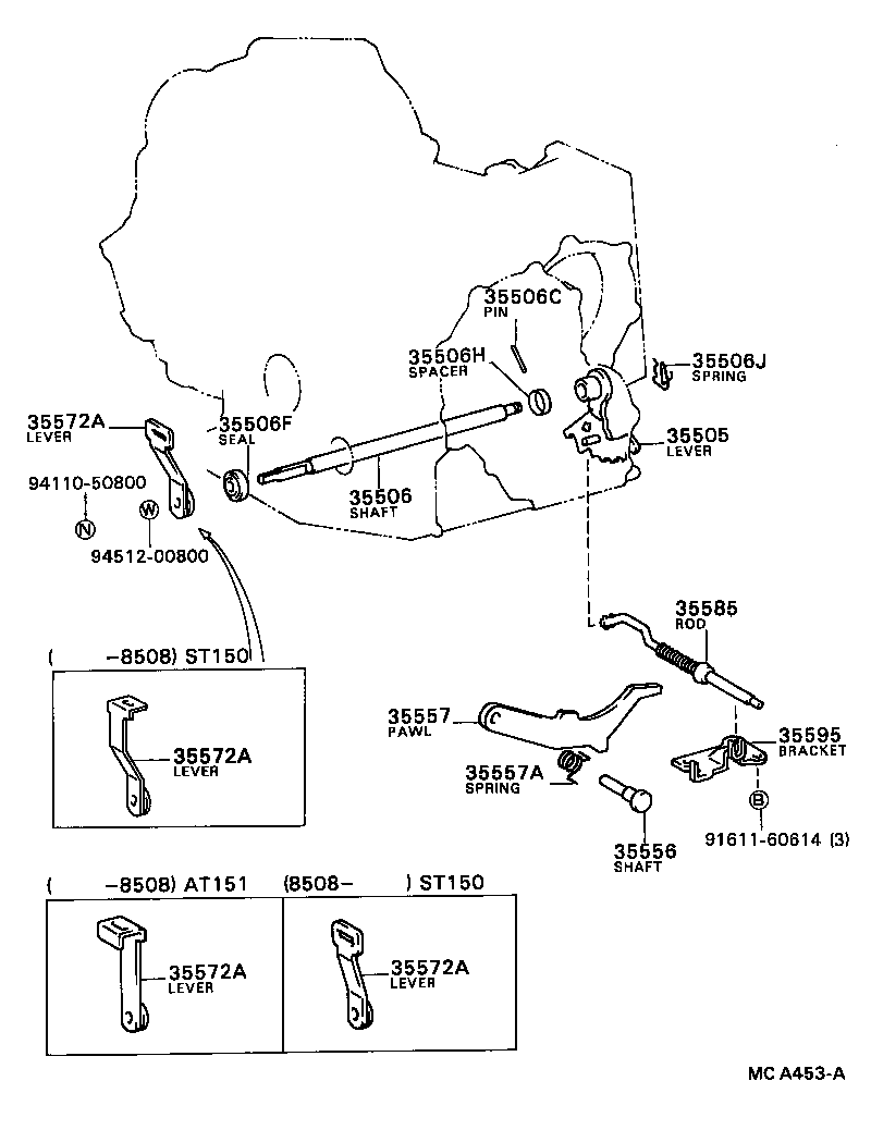 Throttle Link & Valve Lever