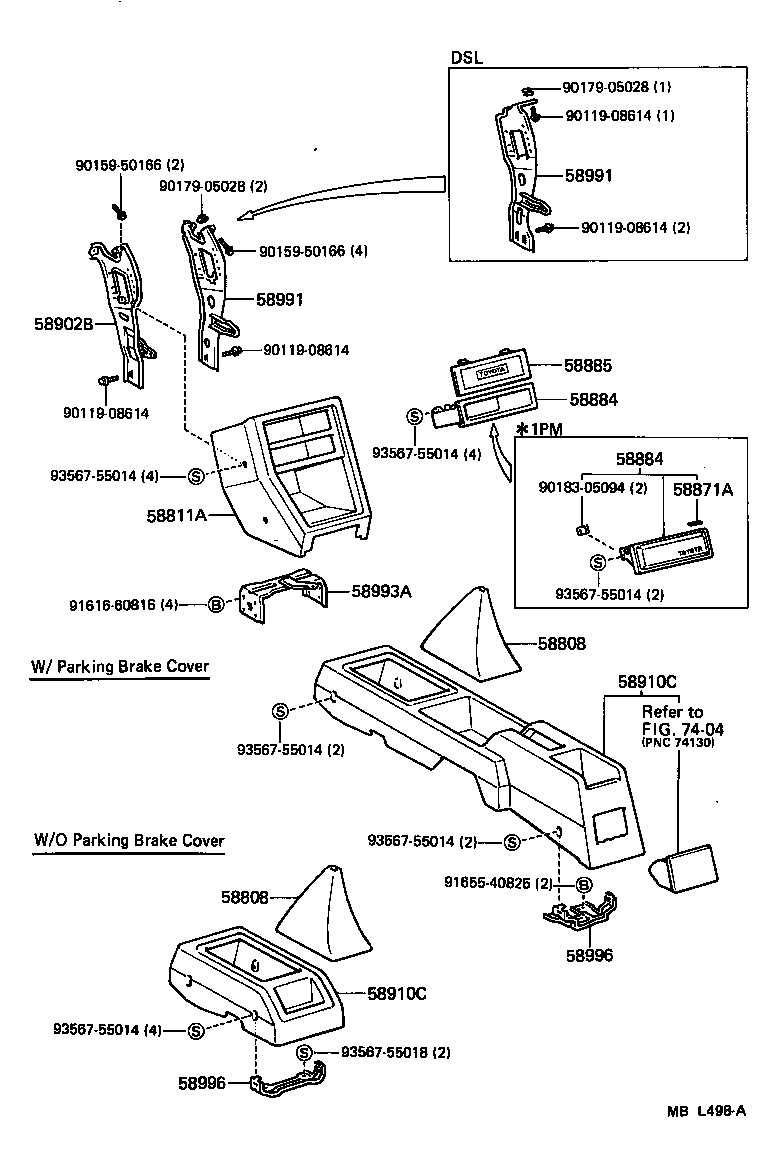 Console Box & Bracket