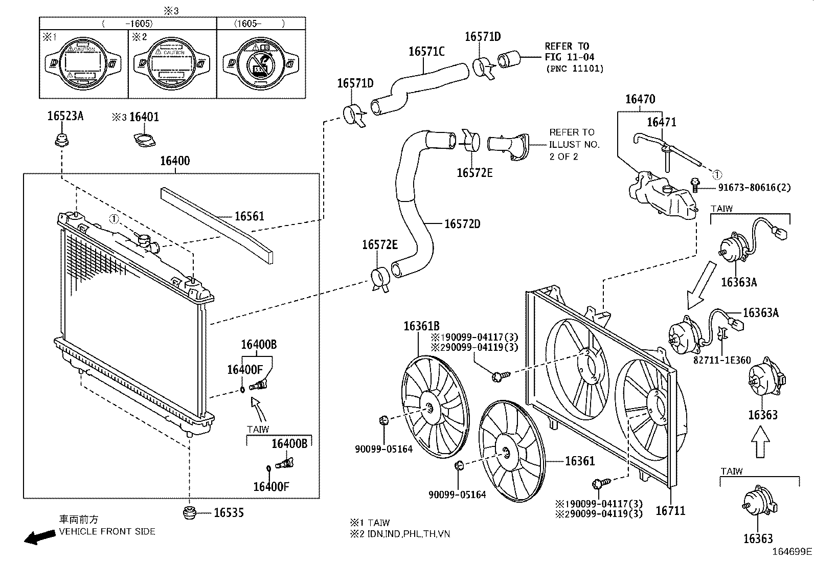 Radiator Water Outlet