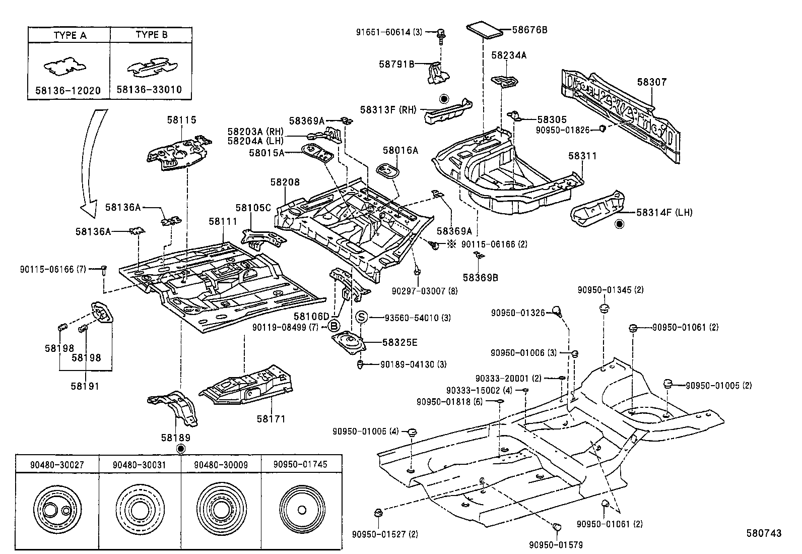 Floor Pan & Lower Back Panel