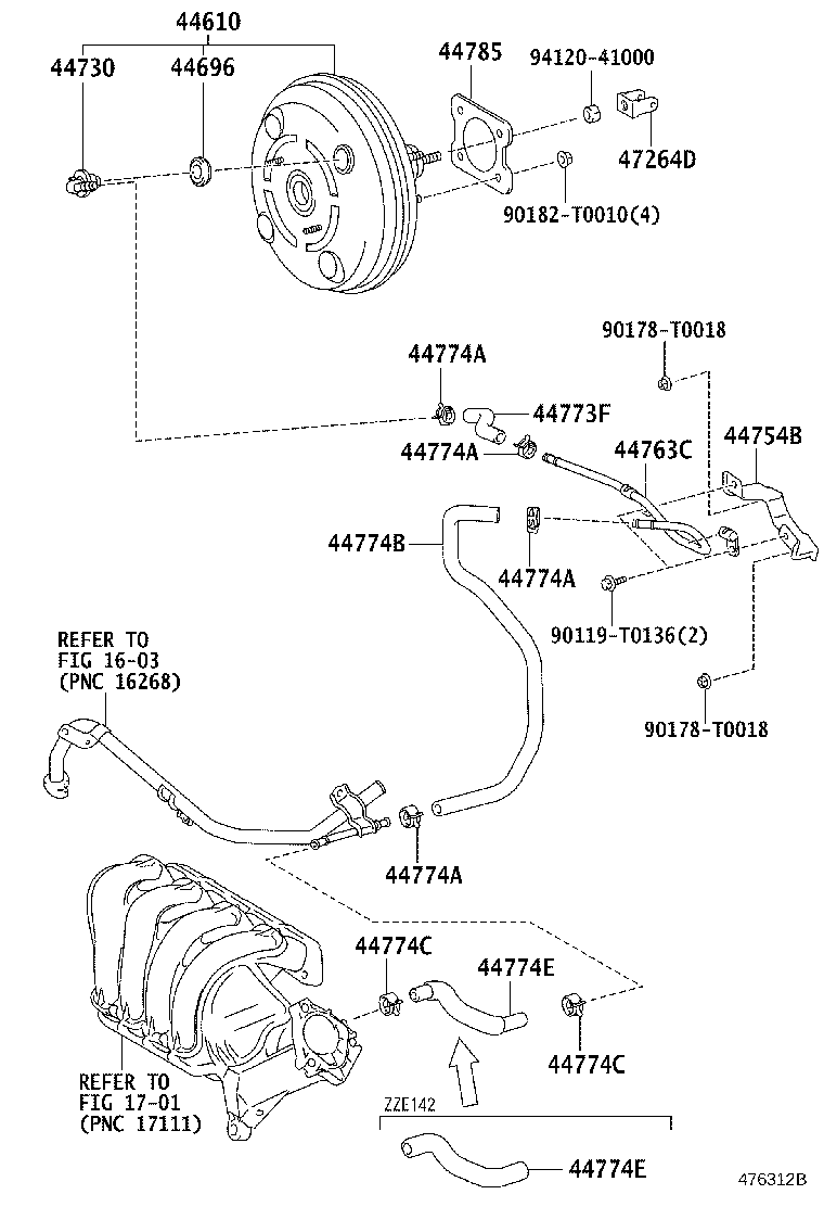 Brake Booster & Vacuum Tube