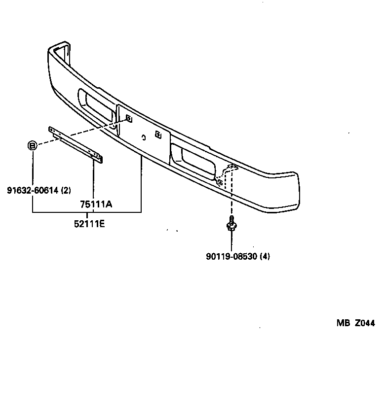 Front Bumper Bumper Stay